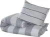 vidaXL Komplet pościeli szary 240x220 cm bawełna Podgląd zdjęcia produktu 8