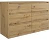 Topeshop K120 ARTISAN 2X3, Dub, 6 zásuvka/zásuvek, Náhled obrázku produktu 2