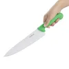 Kochmesser mit 25cm Edelstahlklinge, grünem Produktbild-Vorschau 2