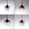 Hängeleuchte schwarz, Glas rauch, H 120 cm Produktbild-Vorschau 9