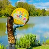 Oblique Unique Hurra Schulkind Folien Luftballon für Produktbild-Vorschau 4