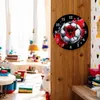 Fußball Albanien Wanduhr aus Alu Produktbild-Vorschau 3