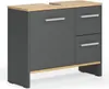 Waschbeckenunterschrank Vicco Karli Anthrazit 70.2 x 57 cm Produktbild-Vorschau 1