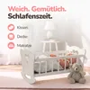 Kinderplay Holz-Puppenwiege mit Bettwäsche – Green Series Produktbild-Vorschau 5