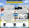VEVOR 1.2M Bumper Ball Bubble Soccer Zorb Aufblasbar Produktbild-Vorschau 4