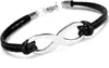 Leder-Armband Damen Endless Unendlichkeit Infinity Produktbild-Vorschau 1