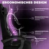 Arvioo Gaming Stuhl mit mit massagefunktion Lendenkissen, Produktbild-Vorschau 5