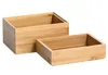 Zeller Aufbewahrungsboxen-Set braun Produktbild-Vorschau 1