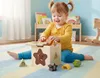 Playtive Steckspiel Spiel Motorik Waldtiere Holz grün Produktbild-Vorschau 6
