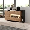 Masseno Kommode ALBINA 155 cm Sideboard und 3 Türen für Produktbild-Vorschau 2