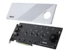 ASUS Hyper M.2 x16 Gen 4, PCIe, M.2, PCIe 4.0, Srebrny, PC, Podgląd zdjęcia produktu 4