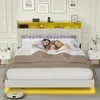DEWINNER Lit 140x190 avec Sommier | Cadre Flottant | Lit Voir les images du produit 8