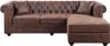 Vente-unique TOLEDO, Ecksofa, Wohnzimmer, Braun, 4 Sitz(e), Produktbild-Vorschau 7