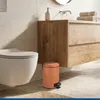 WENKO Müll Eimer 3L Abfall Tret Kosmetik Eimer Leman Produktbild-Vorschau 2