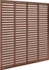 vidaXL Lamellenzaun WPC 180x180 cm Braun Produktbild-Vorschau 3