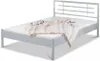 Metallbett Lia – 140 x 200 cm / silbergrau Produktbild-Vorschau 1