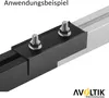 4er Profilverbinder für 40x40 Aluprofil schwarz Schienen Produktbild-Vorschau 2