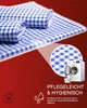 Landhaus Tischwäsche 5 mm Karo Baumwolle rot-weiß kariert - Produktbild-Vorschau 5