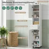 Armoire haute pour salle de bain Mondeer avec façade Voir les images du produit 9