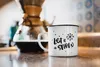 Emaille Tasse Becher Let it snow Weihnachten Schnee Produktbild-Vorschau 2