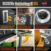 Collage of close-up images showcasing features of a charcoal grill. Produktbild-Vorschau