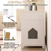 COSTWAY Katzenschrank für Katzentoilette, Katzenklo Produktbild-Vorschau 7