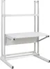Arbeitstisch 115 x 70 x 193 cm Packtisch Stahl Produktbild-Vorschau 1