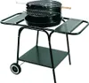 Holzkohle-Gartengrill mit Regalen und Rädern Produktbild-Vorschau 1