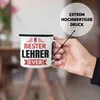 Trendation - Bester Lehrer Ever Emaille Tasse Geschenk Produktbild-Vorschau 2