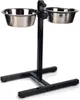 Beeztees Doppelnapf Napfständer schwarz, Größe:⌀ 20 cm - 2 Produktbild-Vorschau 2
