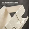 DEKAZIA® Duschablage ohne Bohren Weiß – Duschregal Produktbild-Vorschau 6