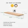 Rikmani Schweberegal Holzregal Wandregal TES 110 cm Produktbild-Vorschau 2