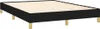 vidaXL Bettgestell ohne Matratze Schwarz 140x190 cm Stoff Produktbild-Vorschau 3