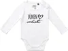Huuraa Baby Body Lünen verliebt 74 White  Baumwolle Produktbild-Vorschau 1