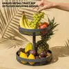 eluno Obstetagere, Brotkorb rund 2-stöckig, Obstschale, Produktbild-Vorschau 4