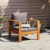 vidaXL Gartensessel mit Kissen Massivholz Akazie Produktbild-Vorschau 2