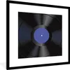 MuchoWow® Gerahmtes Poster LP - Vinyl - Blau - Retro 40x40 Produktbild-Vorschau 1