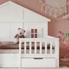 Merax Kinderbett Holzbett 90x200cm mit 2 Schubladen auf Produktbild-Vorschau 6