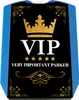VIP Parkscheibe mit lustigem Spruch, edlen Motiven und 2 Produktbild-Vorschau 1