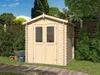 Gartenhaus BBH "Mini 2 B" 28 mm Satteldach Produktbild-Vorschau 3