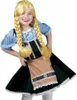 Dirndl Kostümkleid für Mädchen mit Schürze - Blau Grün Produktbild-Vorschau 4