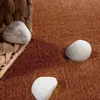 Teppich Rund Wohnzimmer Kurzflor Modern Flauschig Waschbar Produktbild-Vorschau 3