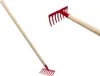 TEDDIES Rastrello rosso con manico 80 cm Anteprima dell’immagine prodotto 1