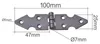 Aqbau Set 10tlg Kistenband 25x100mm Kistenbänder Tischband Produktbild-Vorschau 5