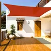 Rotes wasserdichtes Garten-Sonnensegel, UV-Schutz, 3 x 3 Produktbild-Vorschau 4