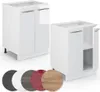 Küchenunterschrank Vicco Fame-Line Weiß Hochglanz 60 cm Produktbild-Vorschau 6