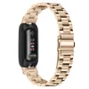 Strap-it Fitbit Inspire 3 Stahlarmband (Champagner) Produktbild-Vorschau 2