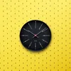 Nástěnné hodiny Arne Jacobsen Bankers Ø21 cm černé Náhled obrázku produktu 2