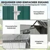 Outsunny Mülltonnenbox Müllbox abschließbar Gerätebox mit Produktbild-Vorschau 5