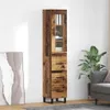 vidaXL Highboard Altholz 34,5 x 34 x 180 cm Holzwerkstoff Produktbild-Vorschau 1